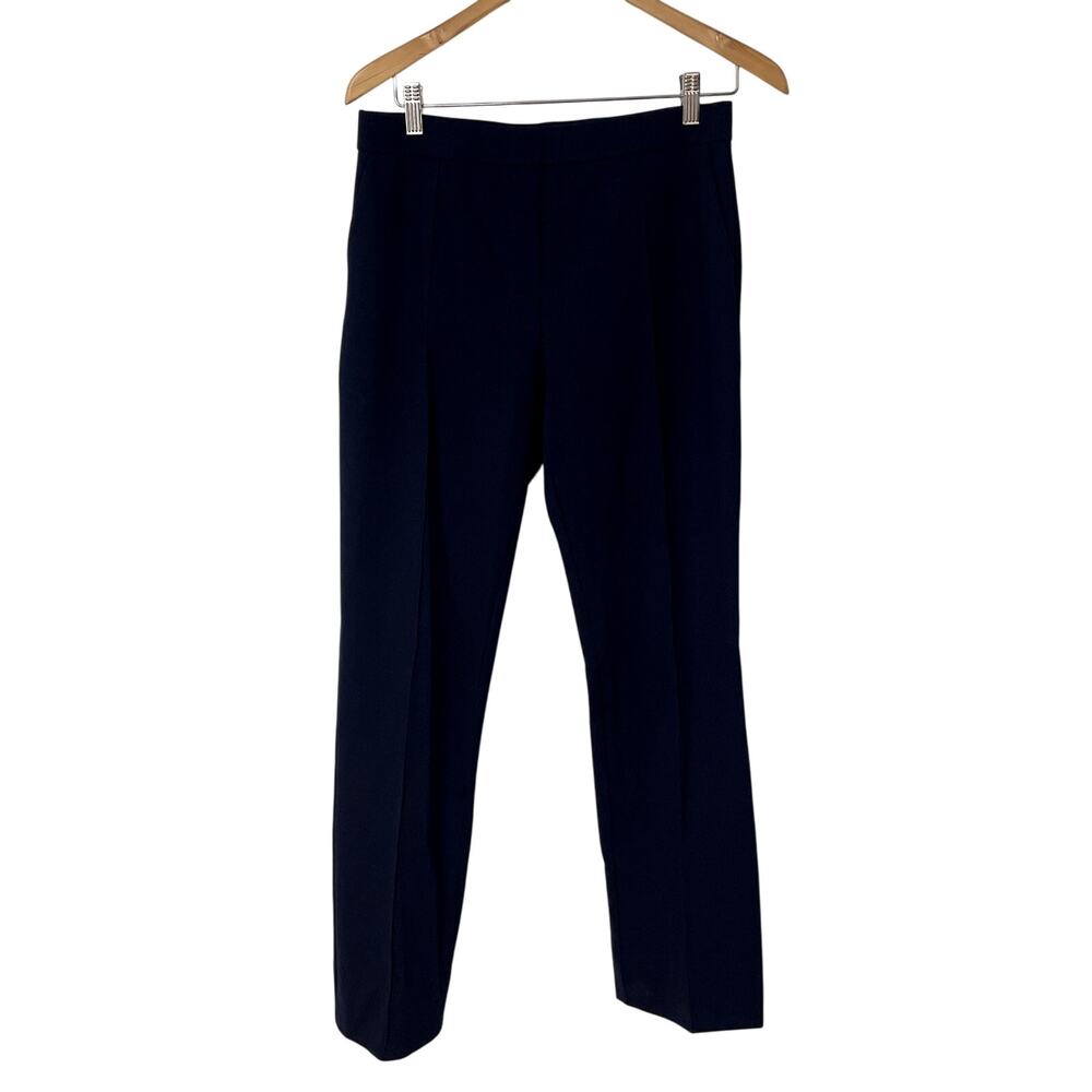 Wolford Pants Navy Blue Pull On Career Dress Tapered Size 40 or S